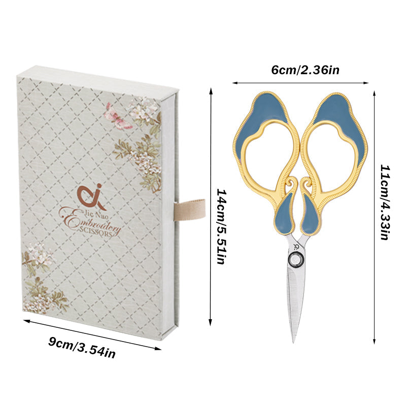 Craft Scissors for Felting & Embroidery Wizardi F07-M13-1-purple-green