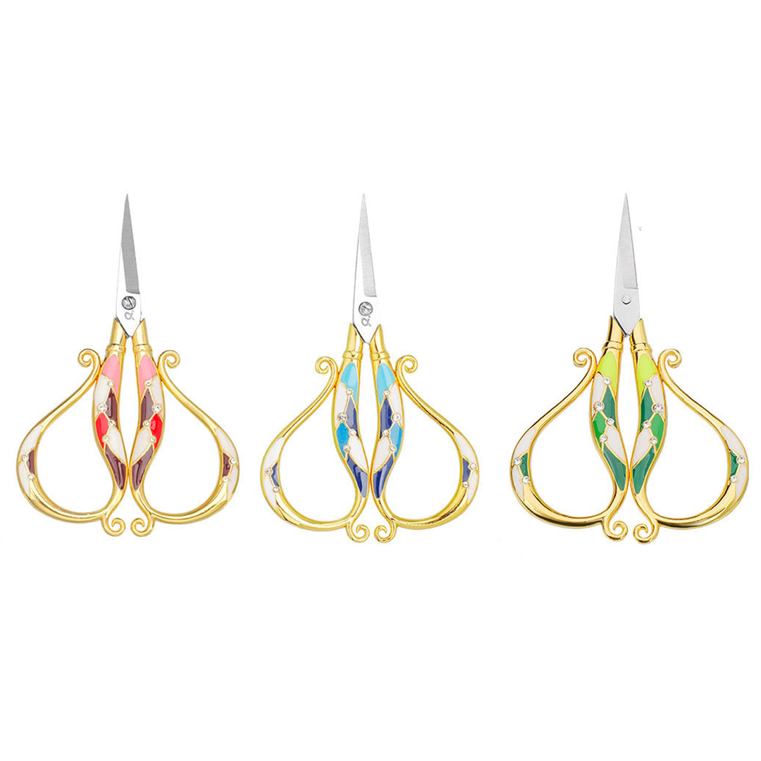 Craft Scissors for Felting & Embroidery Wizardi F07-M13-2-red