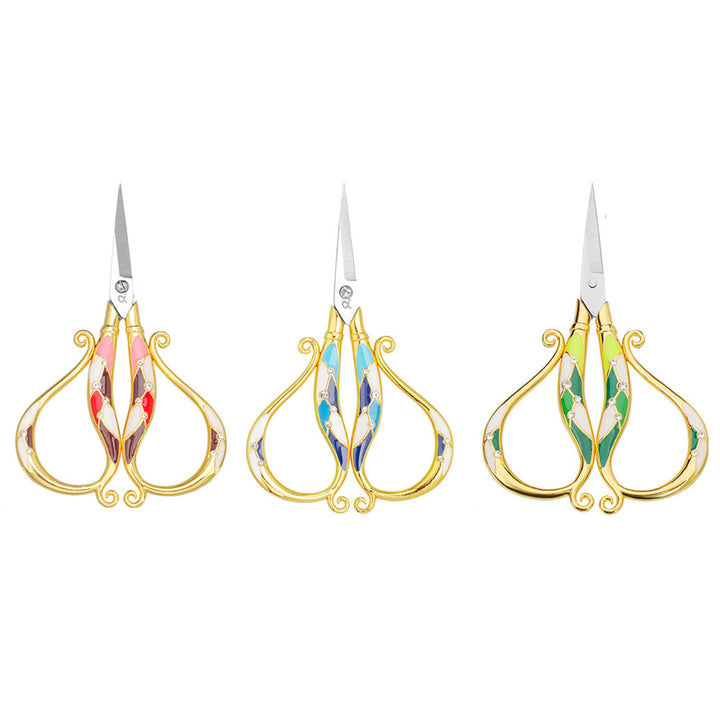 Craft Scissors for Felting & Embroidery Wizardi F07-M13-2-red