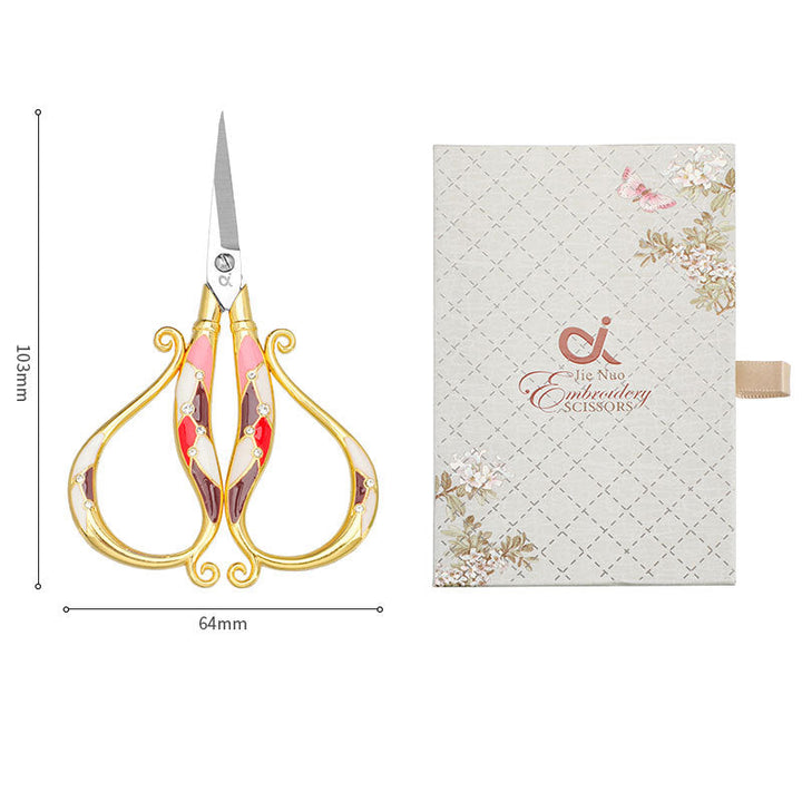 Craft Scissors for Felting & Embroidery Wizardi F07-M13-2-red