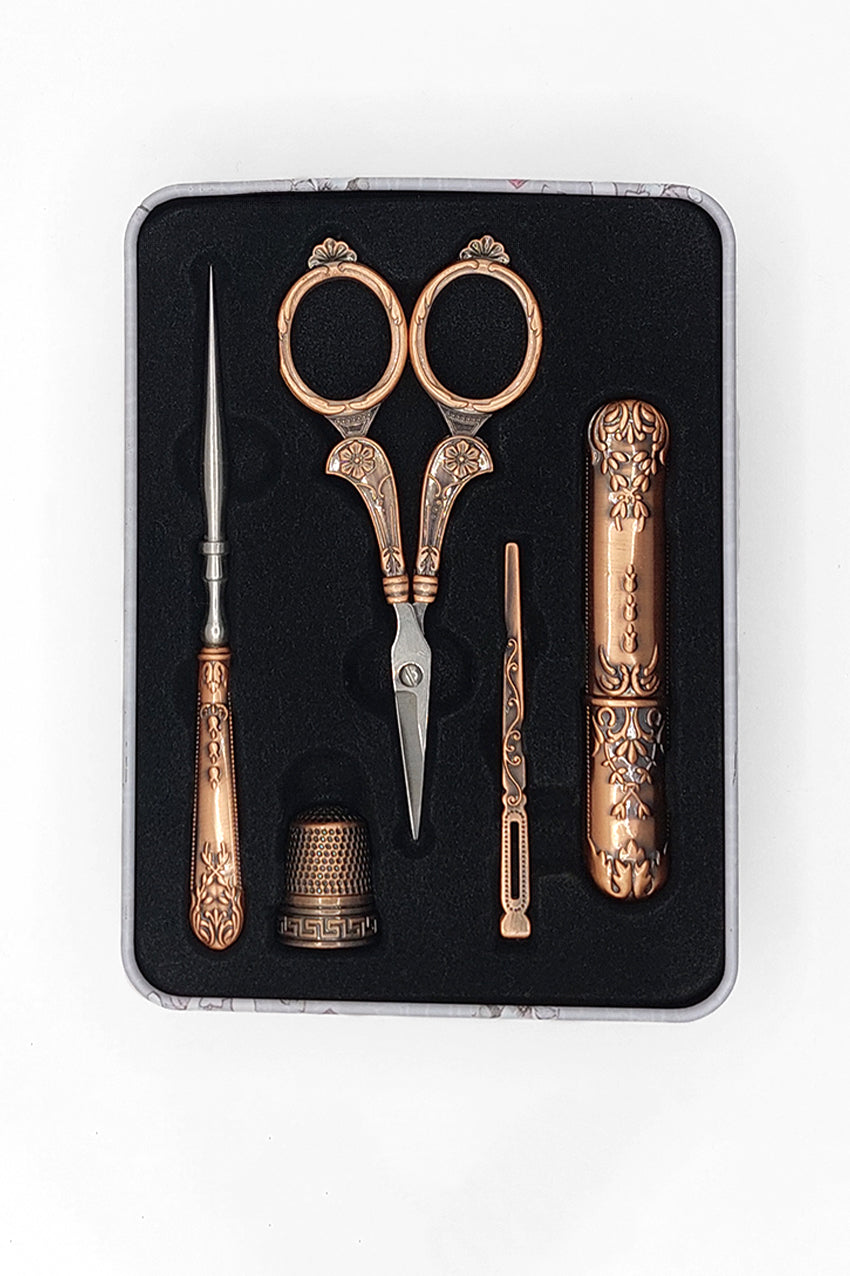 Craft Scissors for Felting & Embroidery Wizardi F07-M13-4-copper