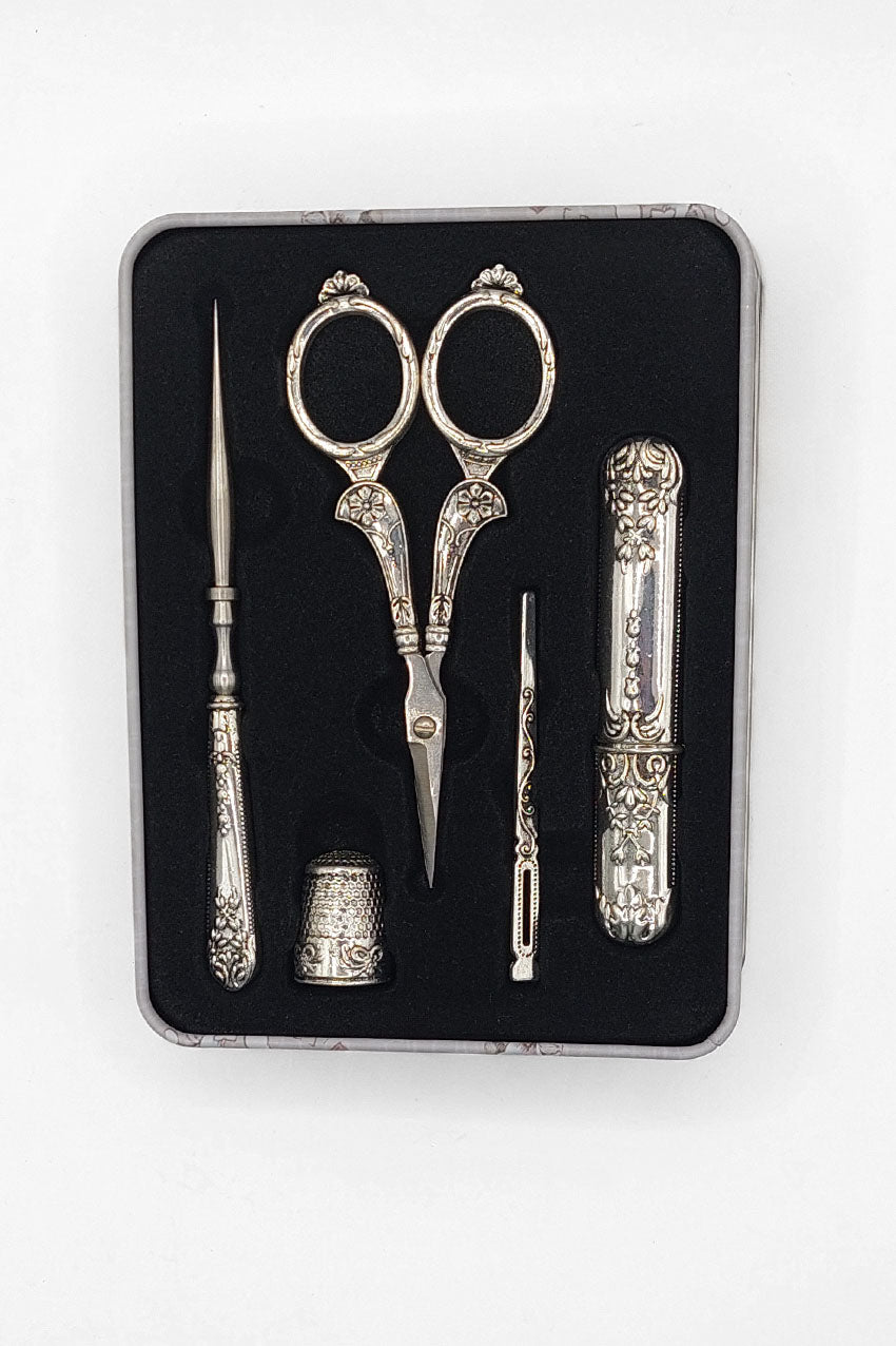 Craft Scissors for Felting & Embroidery Wizardi F07-M13-4-silver