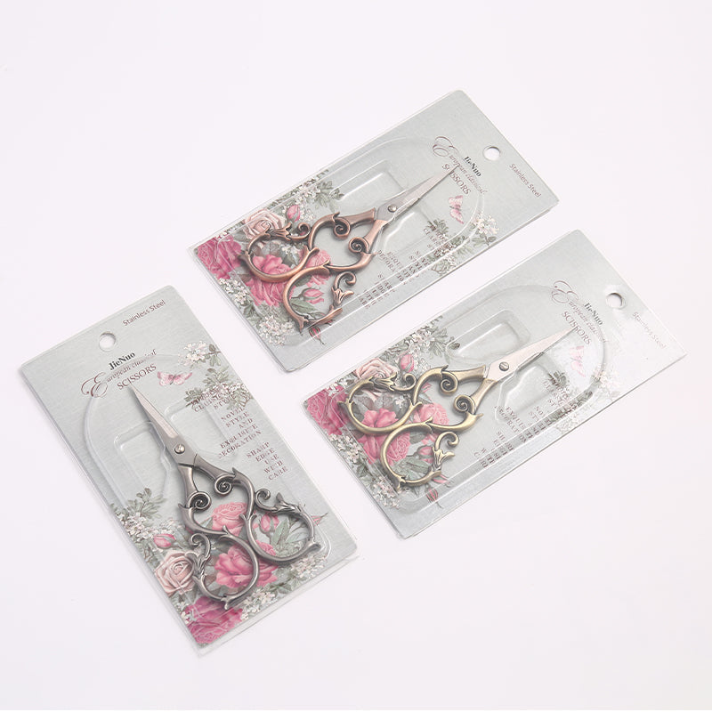 Craft Scissors for Felting & Embroidery Wizardi F07-M13-7-bronze