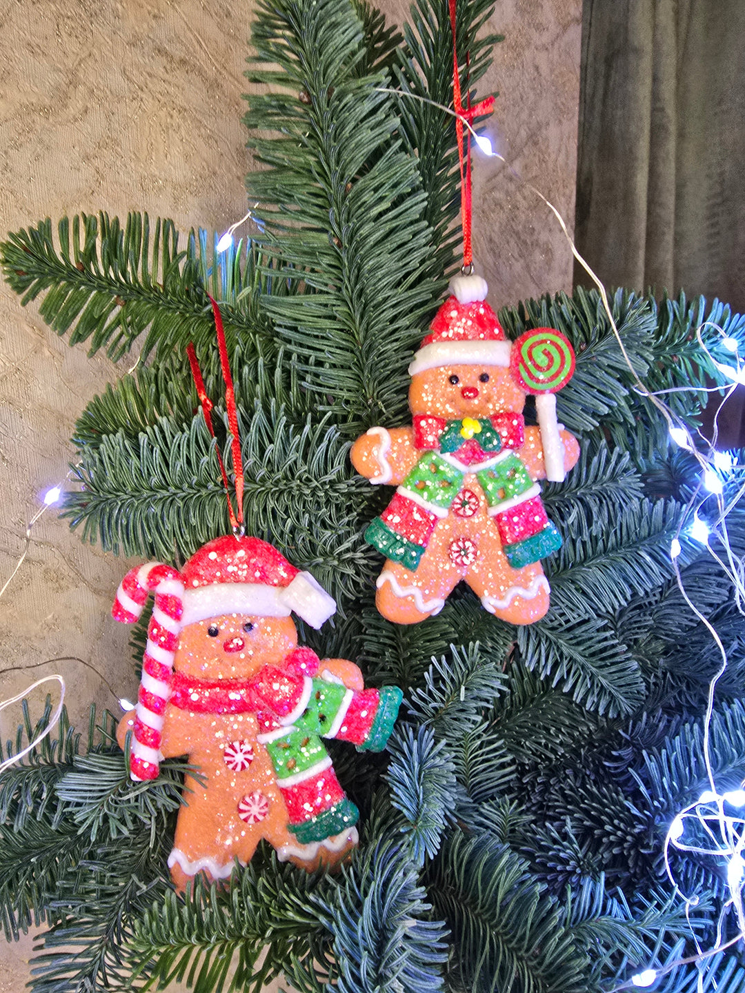 Christmas Ornament - Gingerbread Man. Wizardi Festive Decoration F07-N2-5-AEE046B