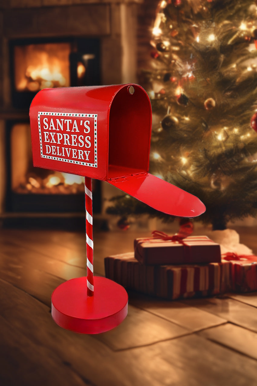Santa's Mailbox Christmas Festive Decoration by Wizardi F07M4-2-24FM10385