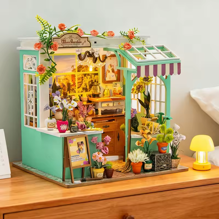 Alice Garden Miniature Dollhouse Kit by Wizardi F07M5-63-M2507