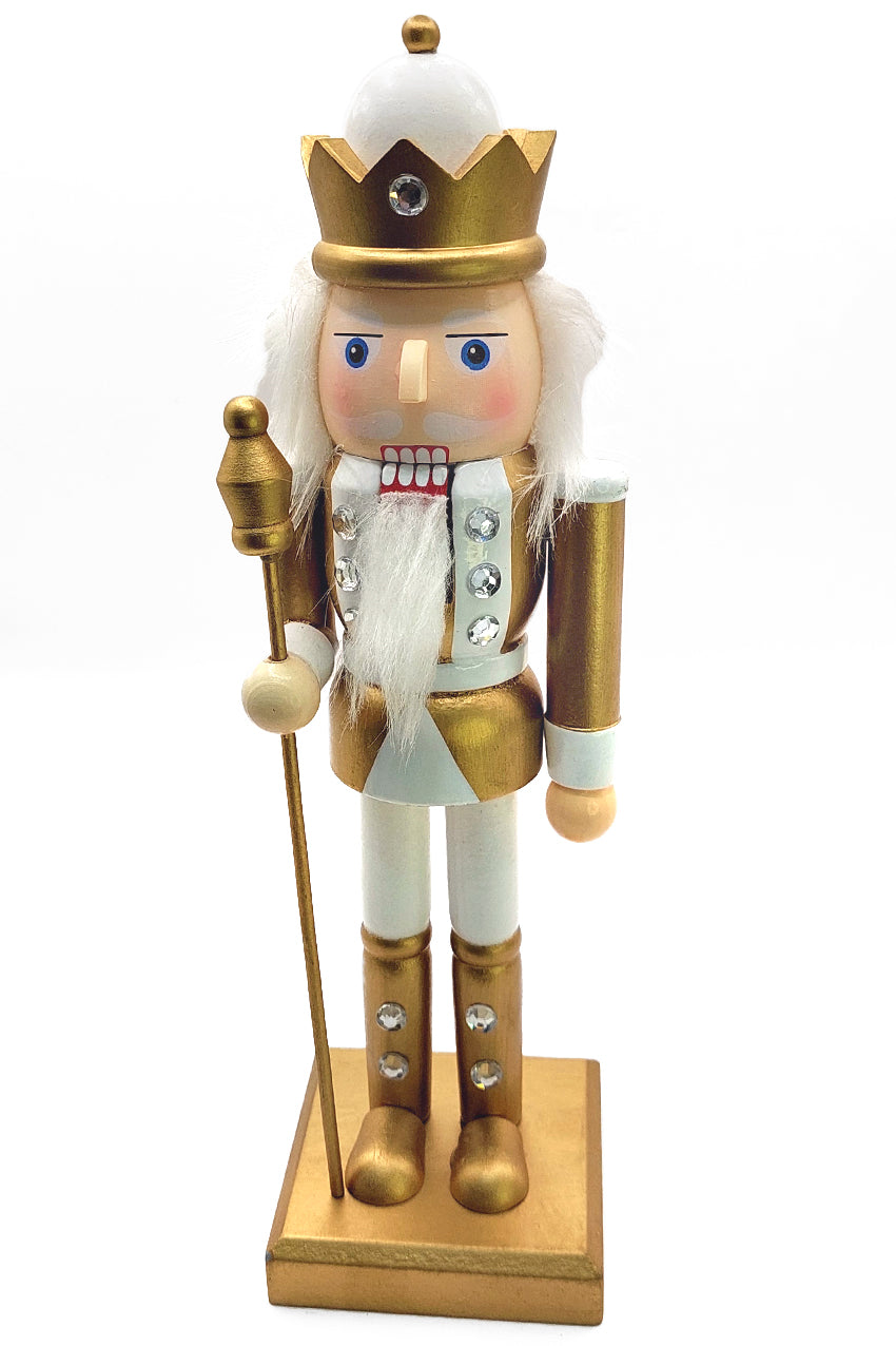 Wooden Golden Soldier Nutcracker Wizardi F07M6-14B