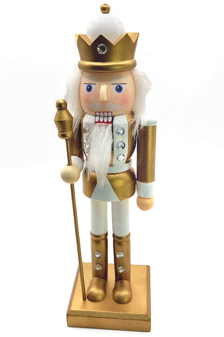 Wooden Golden Soldier Nutcracker Wizardi F07M6-14B
