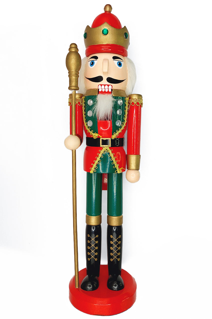 Wooden Royal Nutcracker King Wizardi F07M6-3C