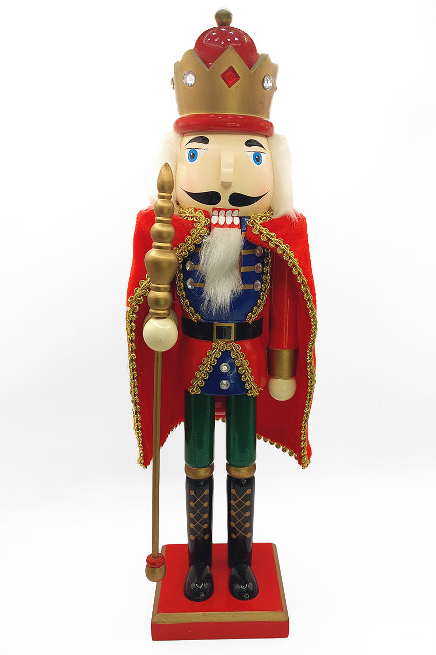 Wooden Royal Nutcracker King Wizardi F07M6-8B