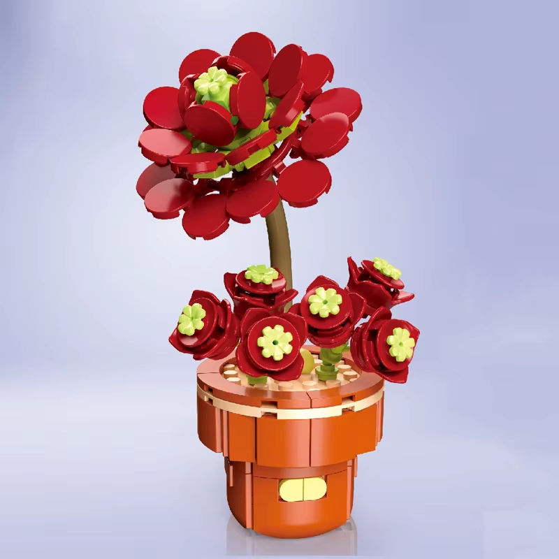 Building Brick Potted Plant Kit by Wizardi F07N11-24-11(113)