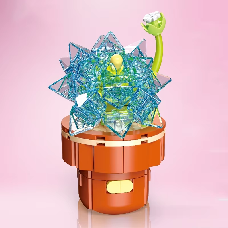 Plant Building Brick Kit - Yulu by Wizardi F07N11-25-15(113)