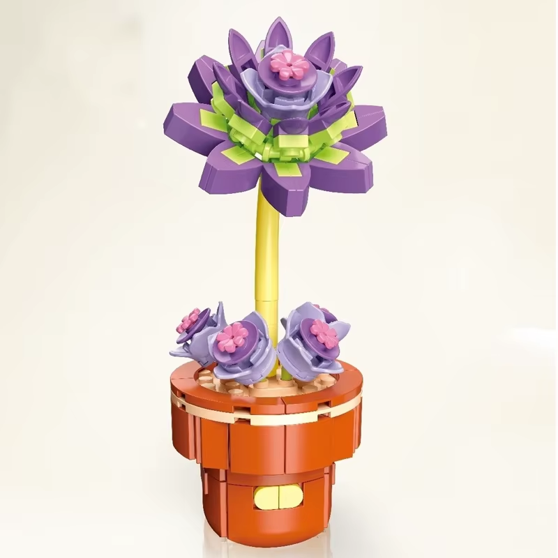 Plant Building Brick Kit - Graptopetalum by Wizardi F07N11-27-22(113)