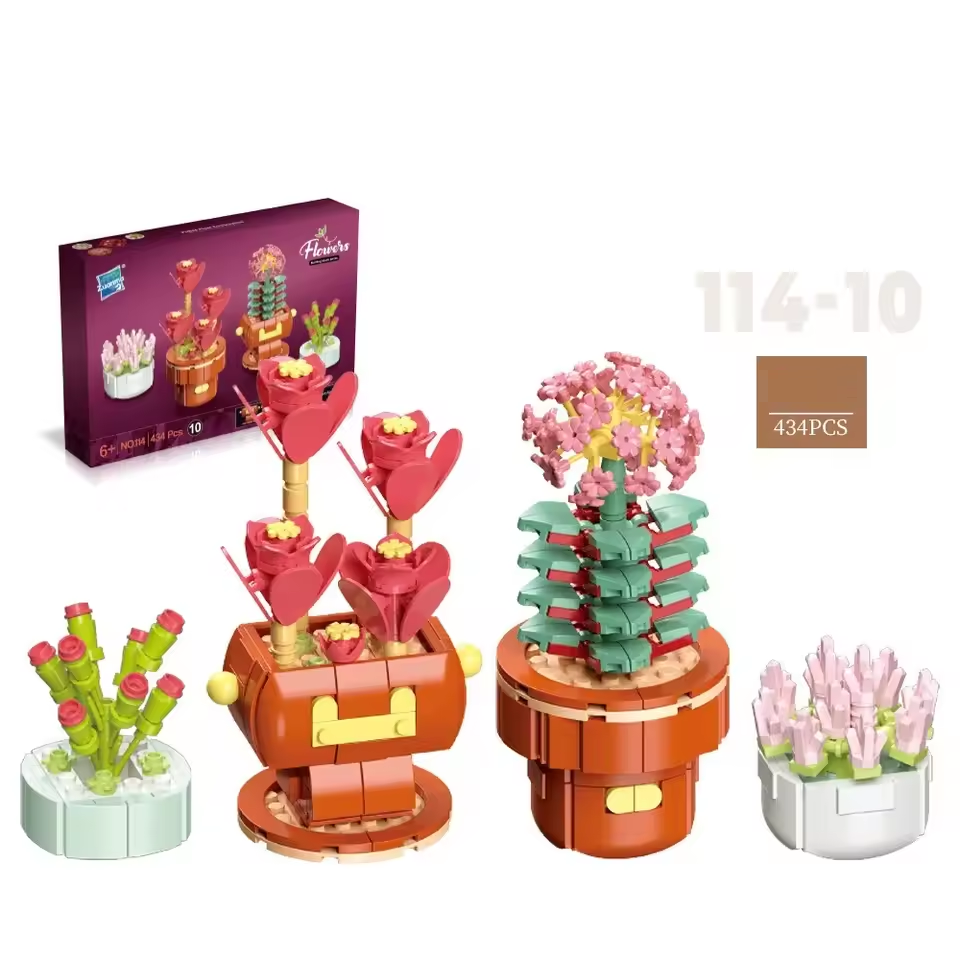 Plants Brick Building Set Wizardi F07N11-5-10(114)