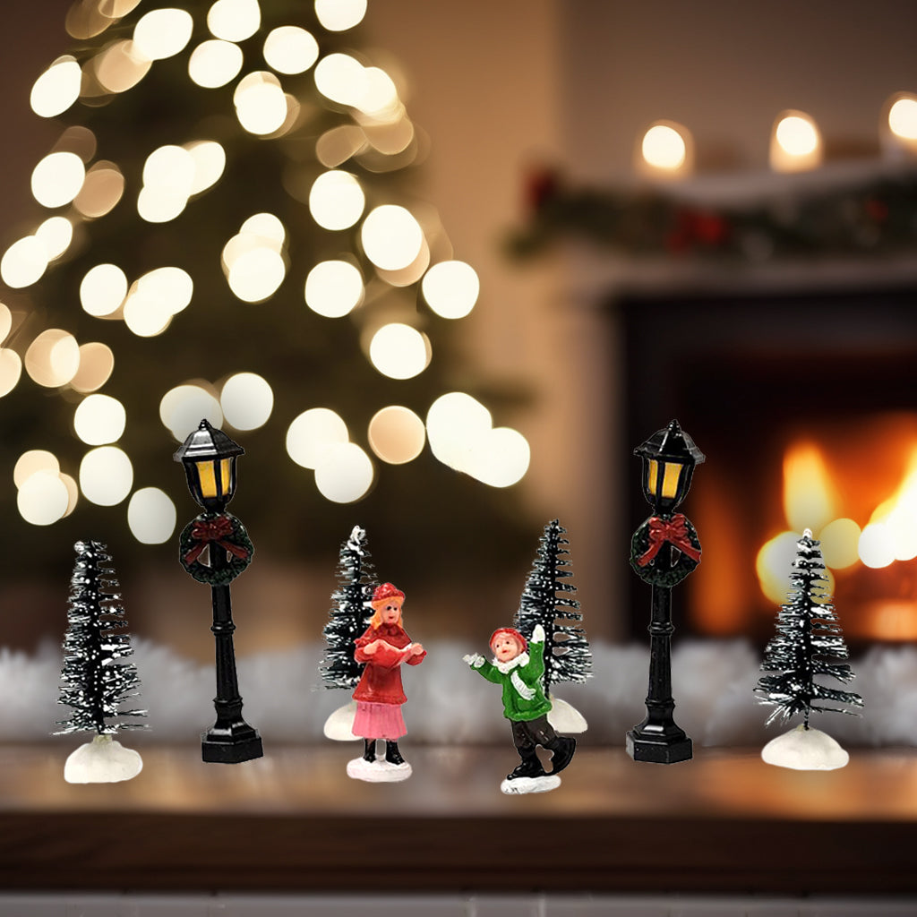 Frosty Pines Christmas Village Miniature by Wizardi F07N5-1B