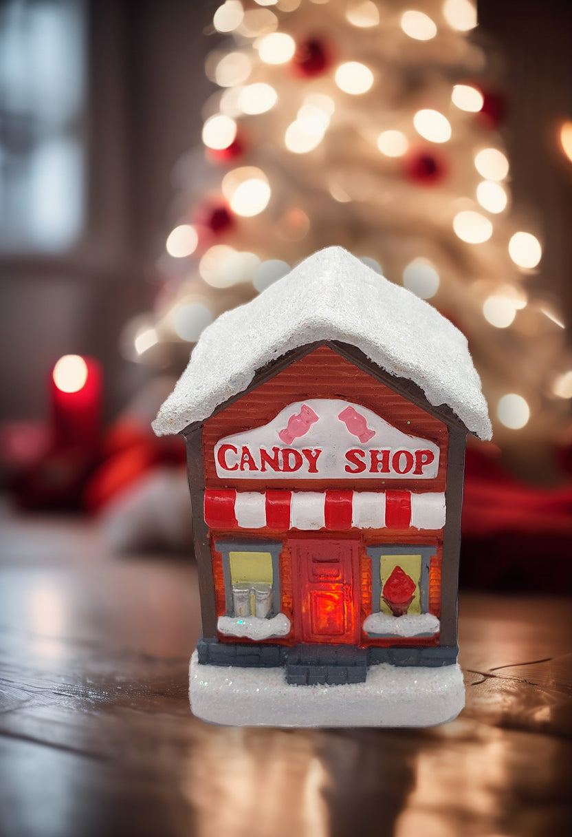 Candy Shop Christmas Village Miniature by Wizardi F07N5-2A Candy shop