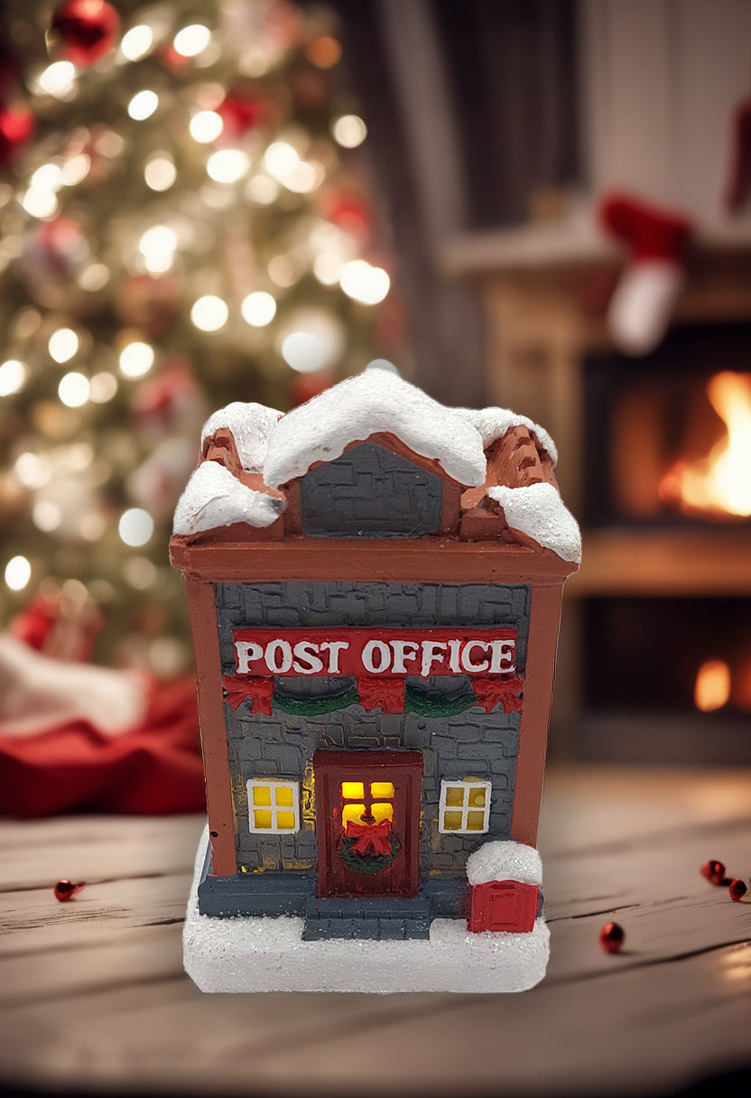 Post Office Christmas Village Miniature by Wizardi F07N5-2B P0st Office