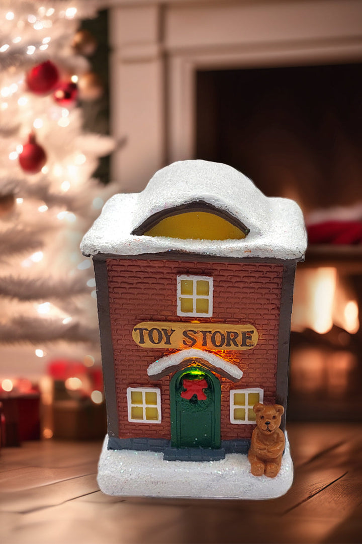 Toy Store Christmas Village Miniature by Wizardi F07N5-2C Toy store