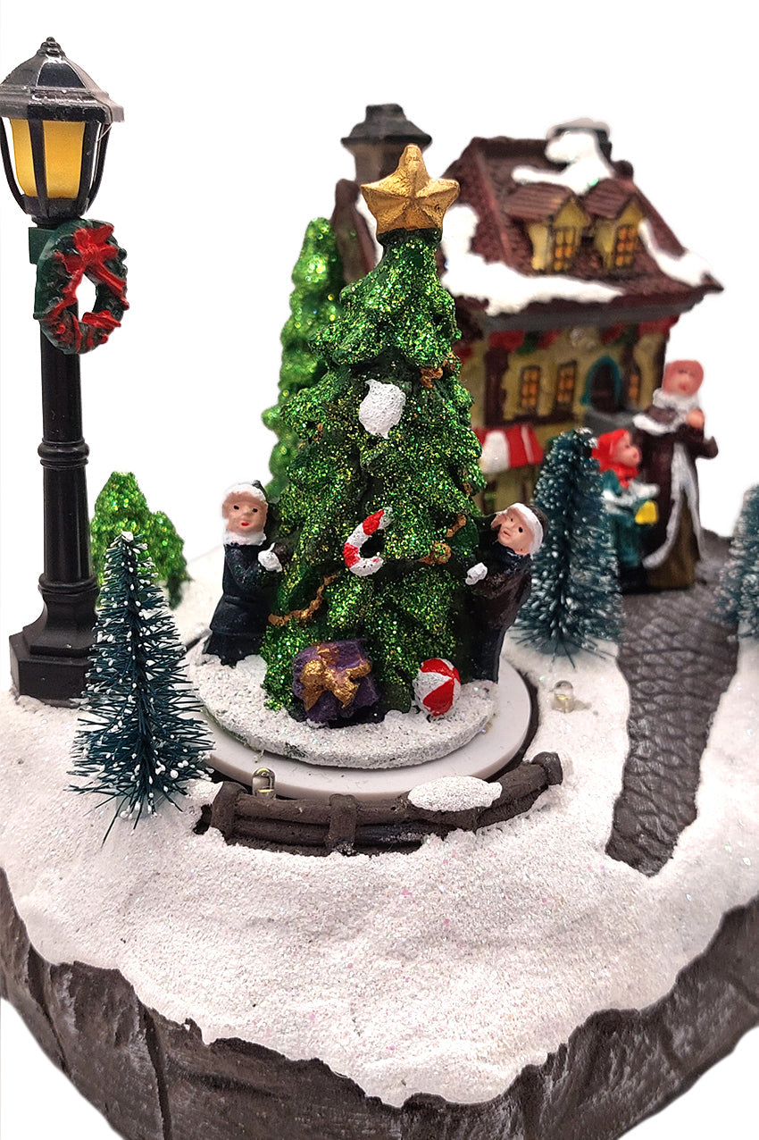 Cottage Christmas Village Miniature by Wizardi F07N5-7