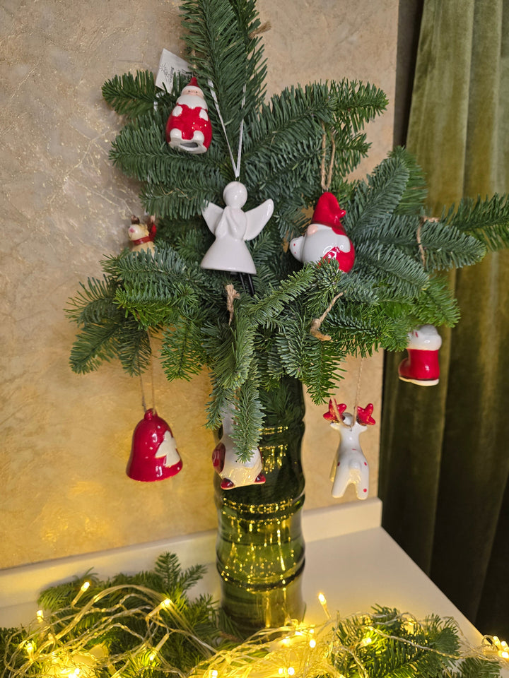 Tree Christmas Ceramic Ornament by Wizardi F07N7-4