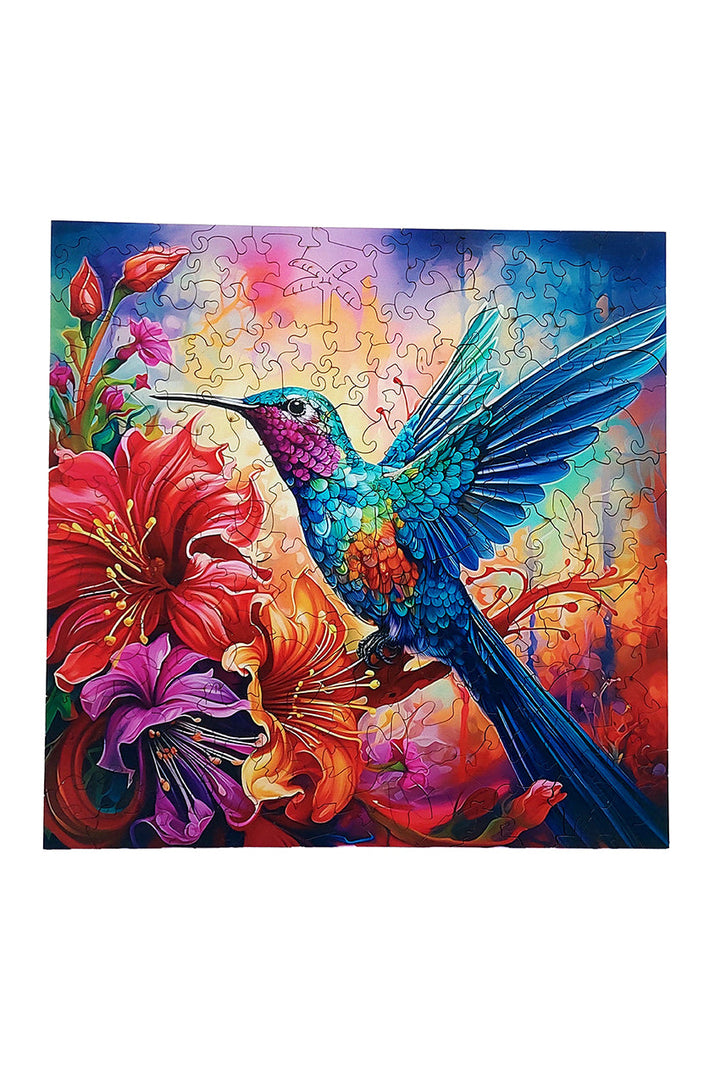 Bright Bird - Jigsaw Wooden Puzzle by Wizardi F07N9-3