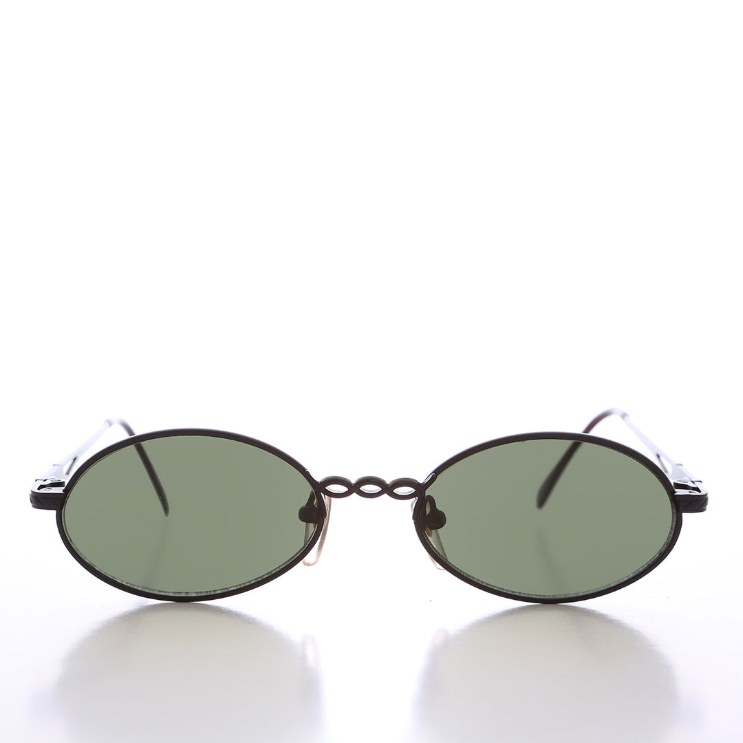 90s Fancy Oval Sunglasses - Fairburn