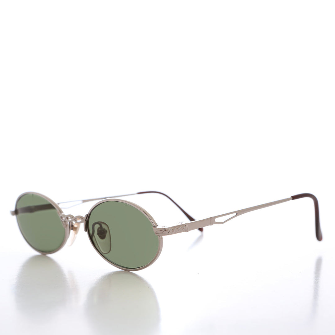 90s Fancy Oval Sunglasses - Fairburn