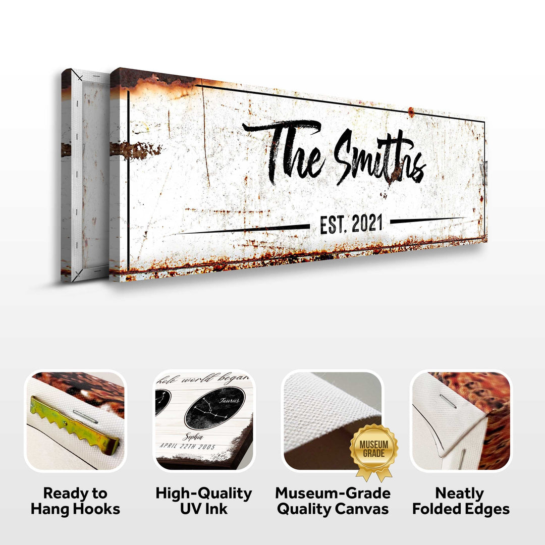 Family Rustic Sign