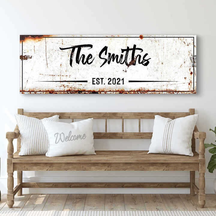 Family Rustic Sign