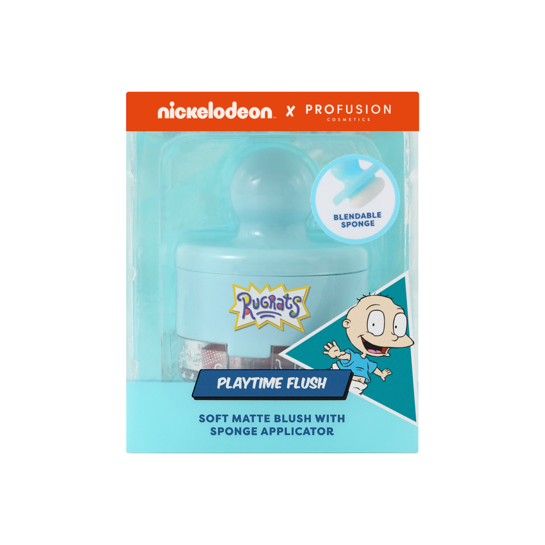 Rugrats | Playtime Flush - Soft Matte Flush With Sponge Applicator