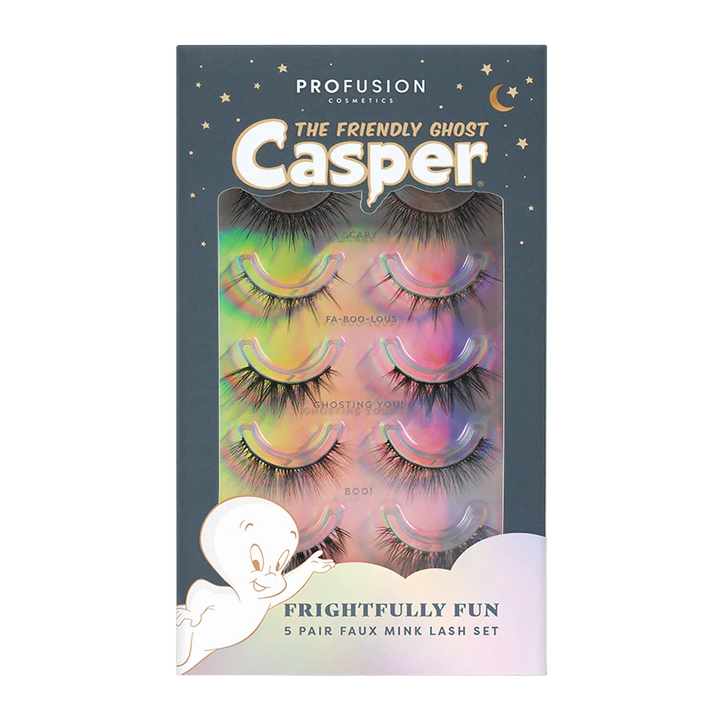 Casper The Friendly Ghost | DreamWorld 5 Pair Faux Mink Lash Set
