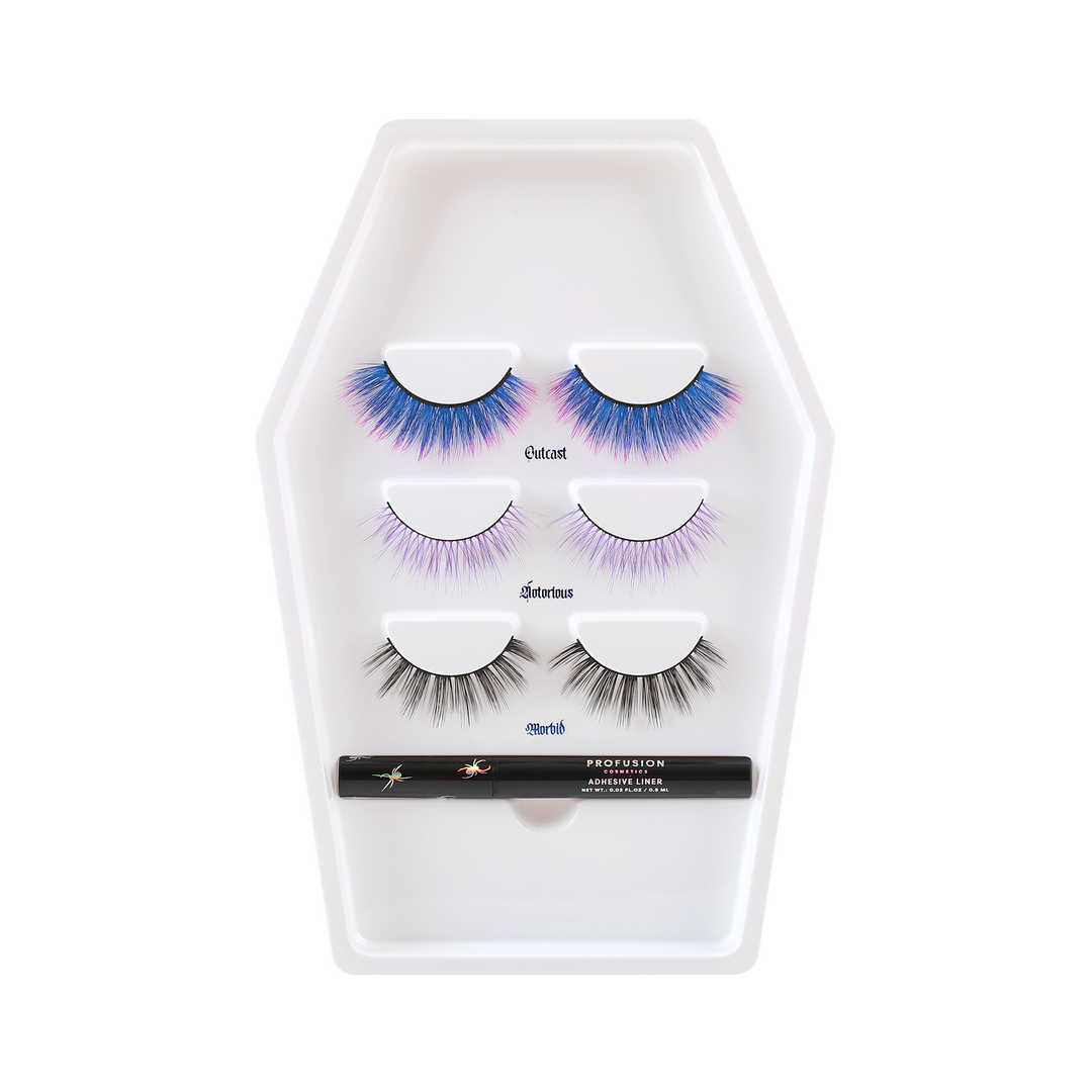 Lash Madness-3 Pair Faux Mink Lash Set Adhesive