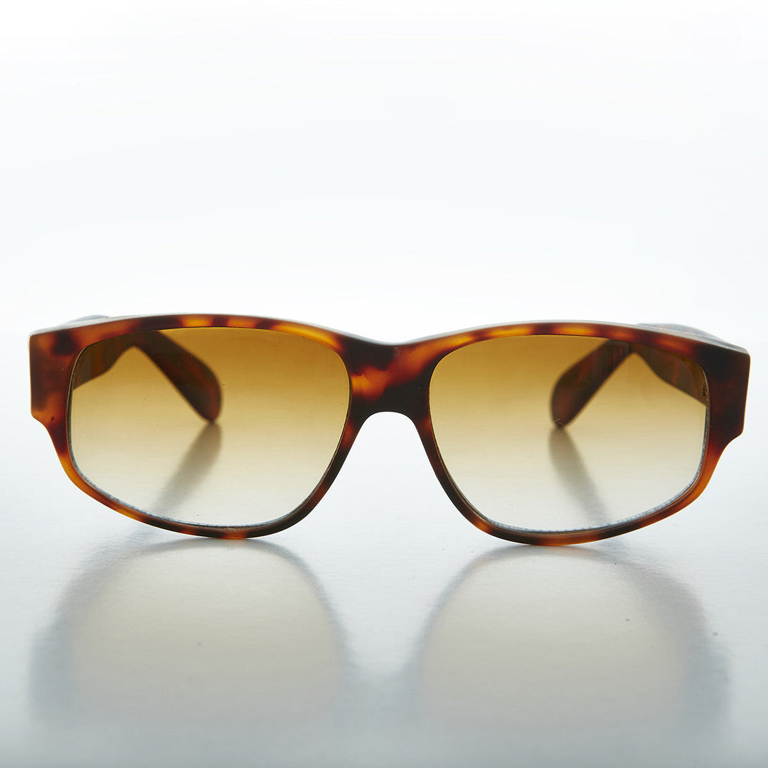 Wide Rectangular Mod Vintage Sunglass - Fez