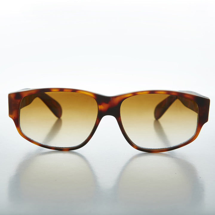 Wide Rectangular Mod Vintage Sunglass - Fez