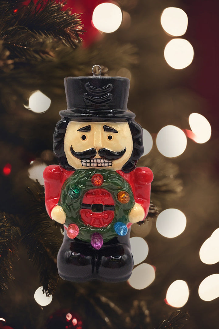 Wooden Nutcracker Decoration by Wizardi F07N7-16