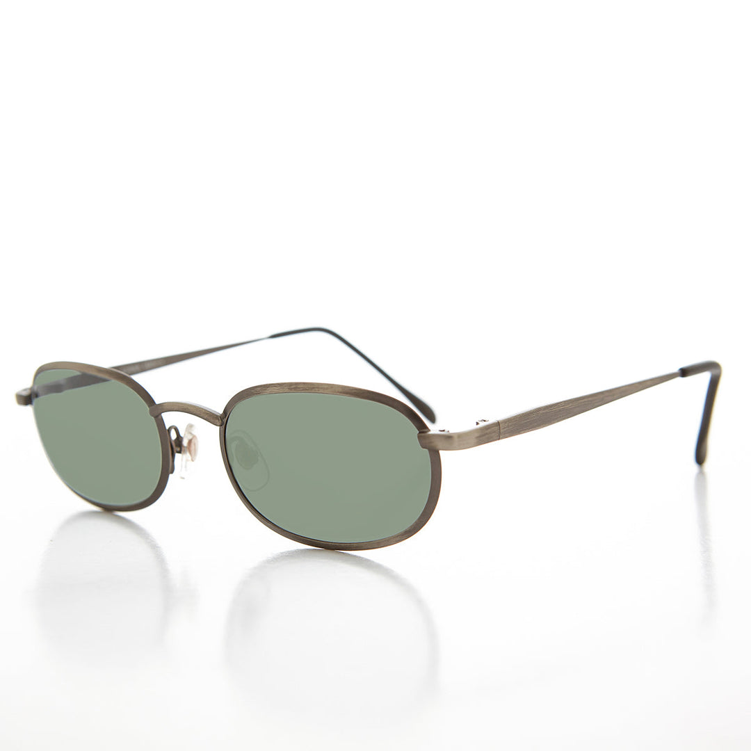 Oval Alloy Vintage Sunglasses - Hall