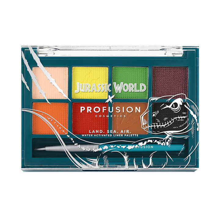 Jurassic World | Land.Sea.Air Water Activated Liner Palette