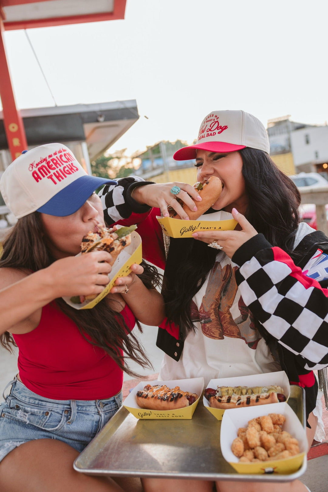 American Thighs - Royal Blue Vintage Trucker Hat