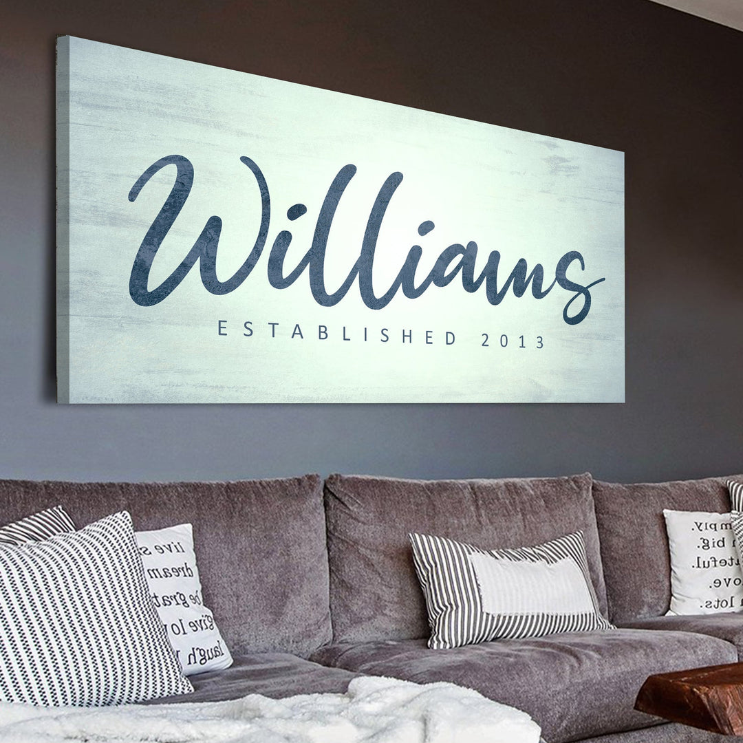 Family Name Sign V