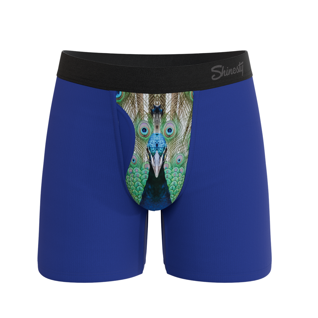 The Fancy Feather | Peacock Ball Hammock® Pouch Underwear With Fly