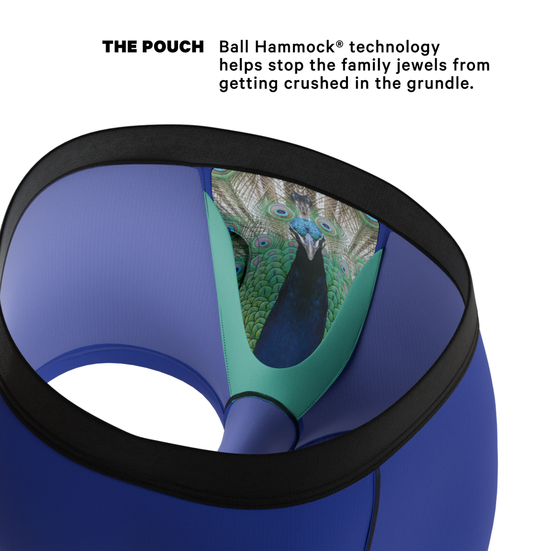 The Fancy Feather | Peacock Ball Hammock® Pouch Trunks Underwear