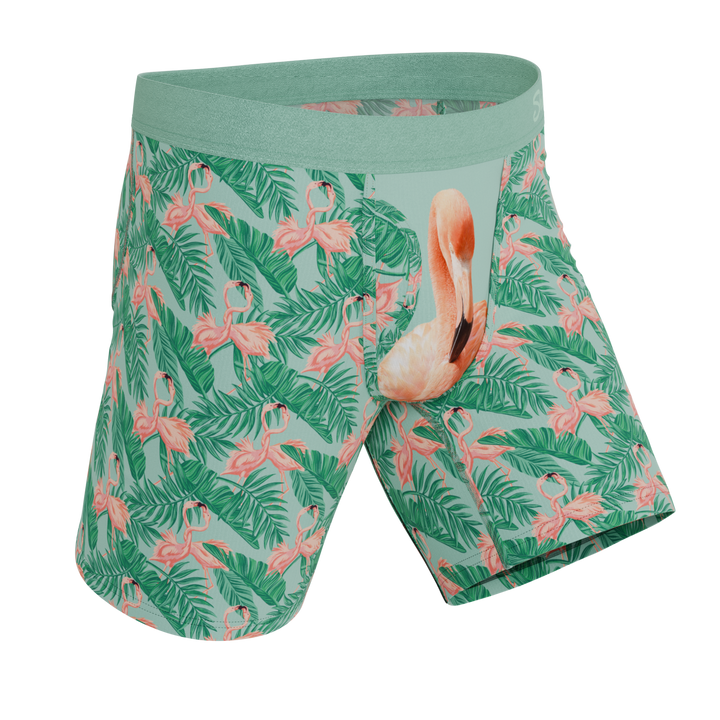 The Flamboyance | Flamingo Ball Hammock® Boxer - Long Leg
