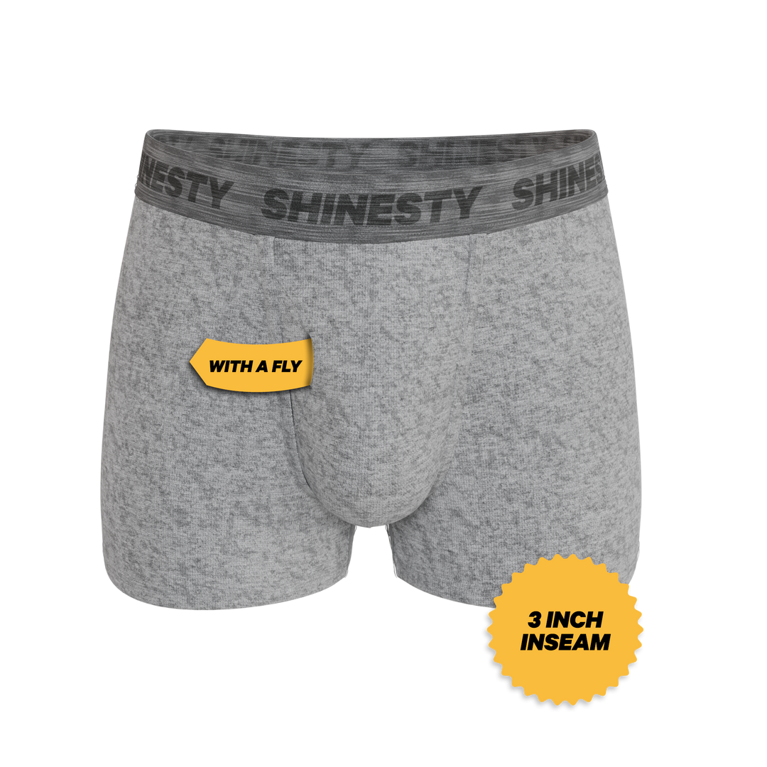 The Flintstone | Heather Grey and Black Ball Hammock® Pouch Trunks Underwear