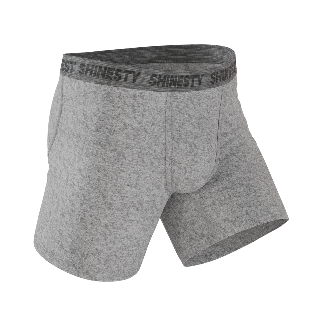 The Flintstone | Heather Grey and Black Ball Hammock® Pouch Underwear