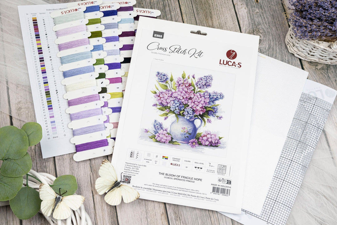 Fragile The Bat of Fragile Hope B7059L Counted Cross-Stitch Kit
