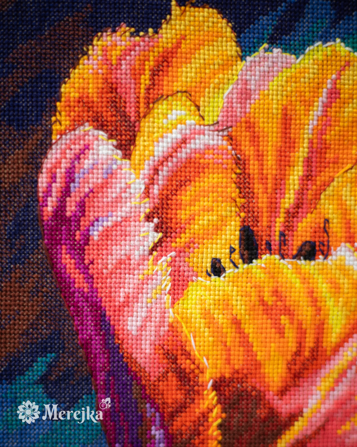 Spring Awakening: Freshness Counted Cross Stitch Kit by Merejka K-302