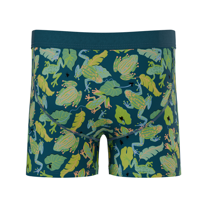 The Frog House | Tropical Frogs Boy's Boxer Briefs