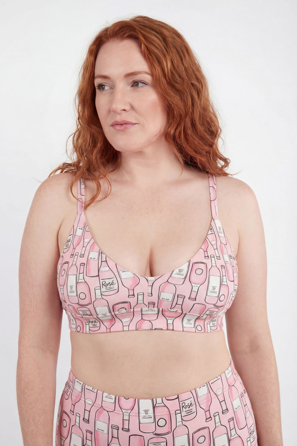 The All Day | Rosé Wine Boob Hammock™ Plunge Bralette