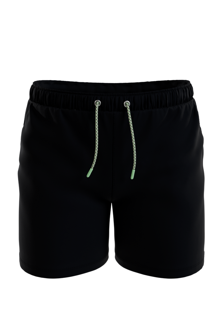 The Funky Fresh | Black and Neon Tribal Ball Hammock® Pouch 5" Swim Trunks