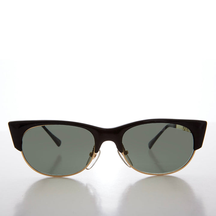 Updated 90s Half Frame Sunglasses - Glendon